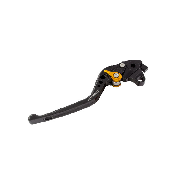 biketek Biketek adjustable cnc clutch lever long  - black / gold adjuster - #c95